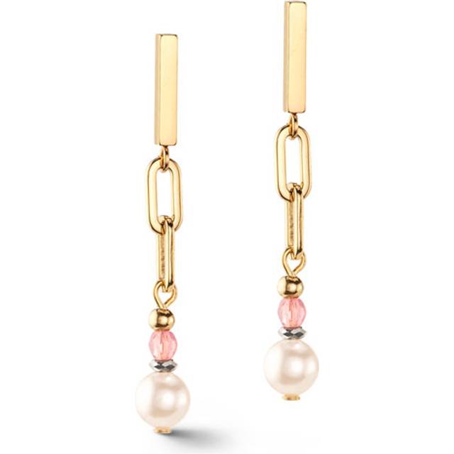 COEUR DE LION Ohrringe Classic Layer gold-multicolor