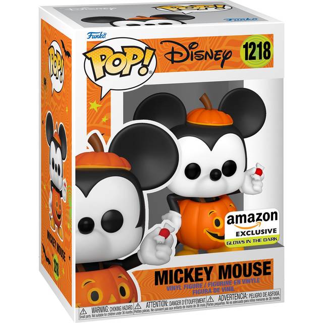 Disney Mickey Mouse Trick or Treat Glow US Exc. Pop! Vinyl