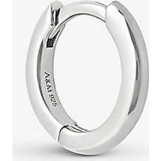 Womens Astrid & Miyu Essential Sterling-Silver 925 Single Hoop Earring