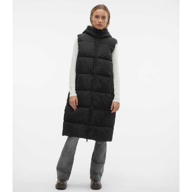 VERO MODA dam Vmligaane Waistcoat Noos väst, svart, XS