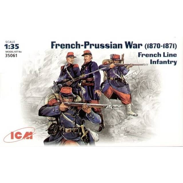 ICM35061 - ICM 1:35 - French Line Infantry (1870-1871) 4 Figs
