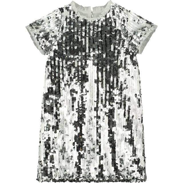 Coco Sequin Party Dress - Silver - 11-12 Years