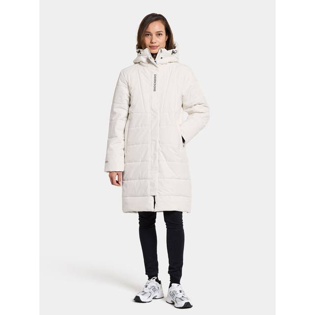 Didriksons Women's Moira Parka White Foam, 36