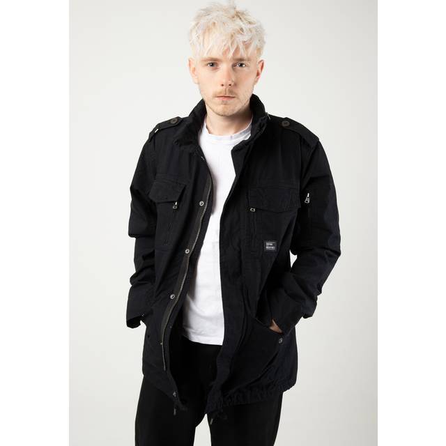 Vintage Industries Cranford, textile jacket , color: Black , size: 3XL