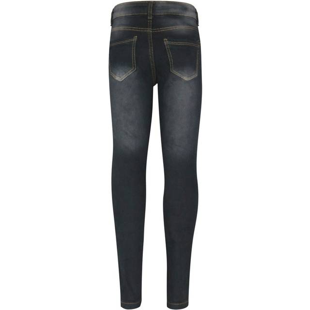 (5-6 Years) Kids Girls Skinny Jeans Designer Black Denim Stretchy Pant Fit Trouser 5-13 Year