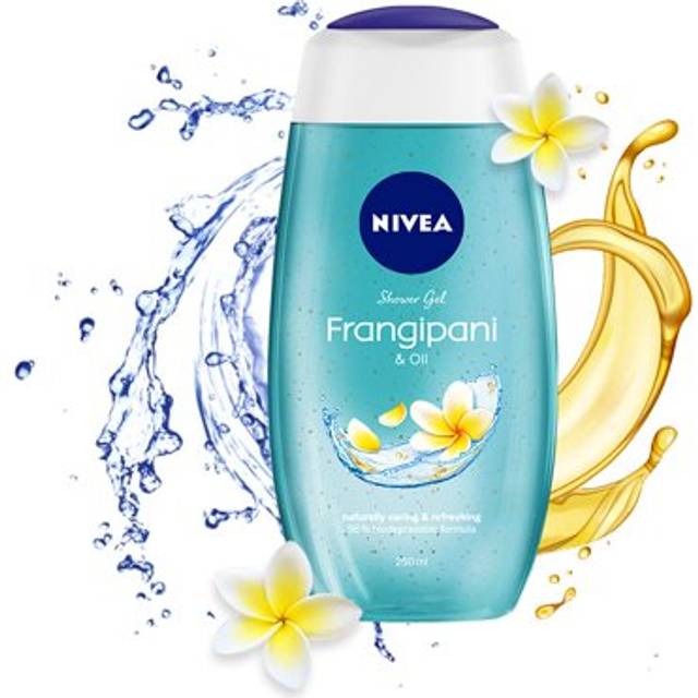 Nivea Frangipani And Oil Shower Gel - 250ml (Pack Of 2)