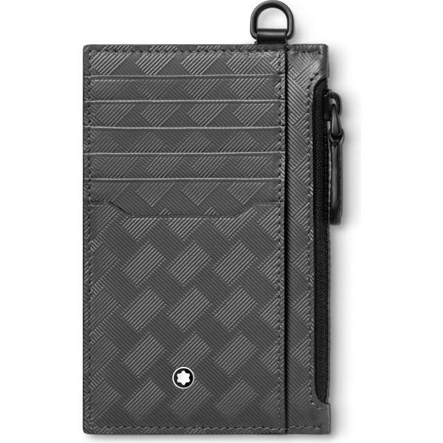 Montblanc Extreme 3.0 Card Holder 8cc with Zipped Pocket Grey