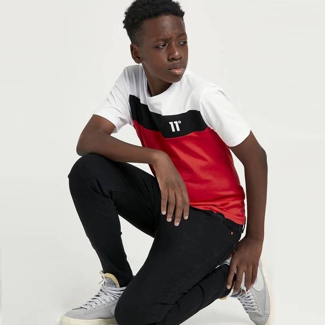 11 Degrees Black Junior Sustainable Skinny Jeans - 8/10Y