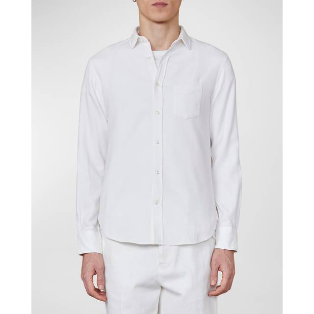 Officine Générale White Lipp Shirt - ECRU - XXL