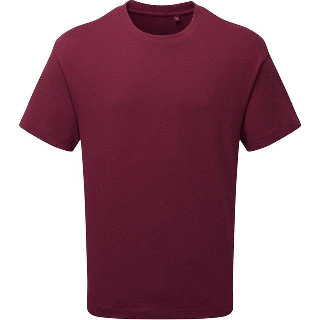 (XL, Burgundy) Anthem Mens Heavyweight T-Shirt