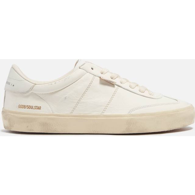 Golden Goose Women's Soul Star Leather Sneakers in White | Size 37 | GWF00464F00504911629 (37)