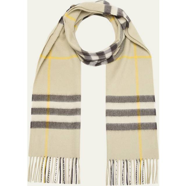Burberry Wide Check Cashmere Scarf