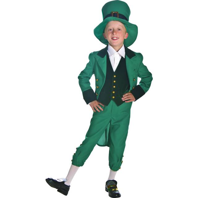 Little Leprechaun Costume for Kids | St. Patrick's Day Costumes - Black&#47;Green (XL)