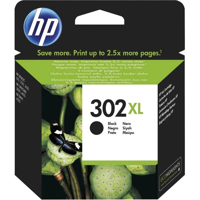 HP 302XL - 8.5 ml - Lång livslängd - svart - origi