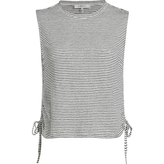 Side-Cinch Muscle Tee - BLANC MULTI - X-Large