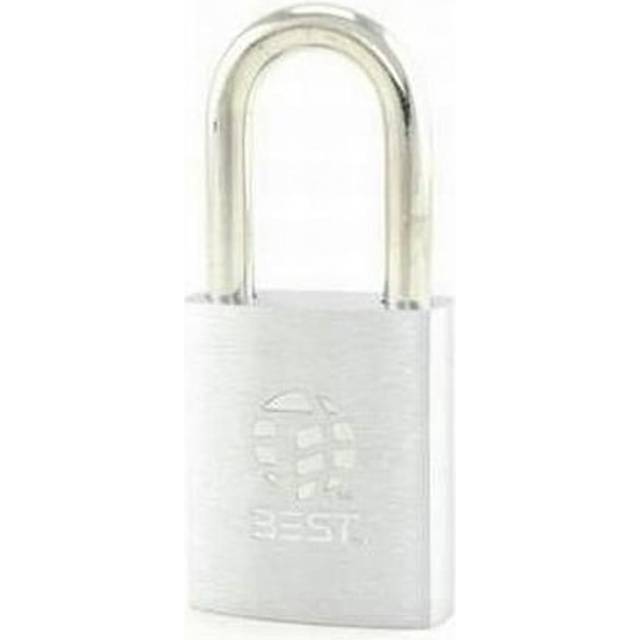 Stanley Best Best 21B722L Padlock Brass  Satin Chrome  Silver  Brass;