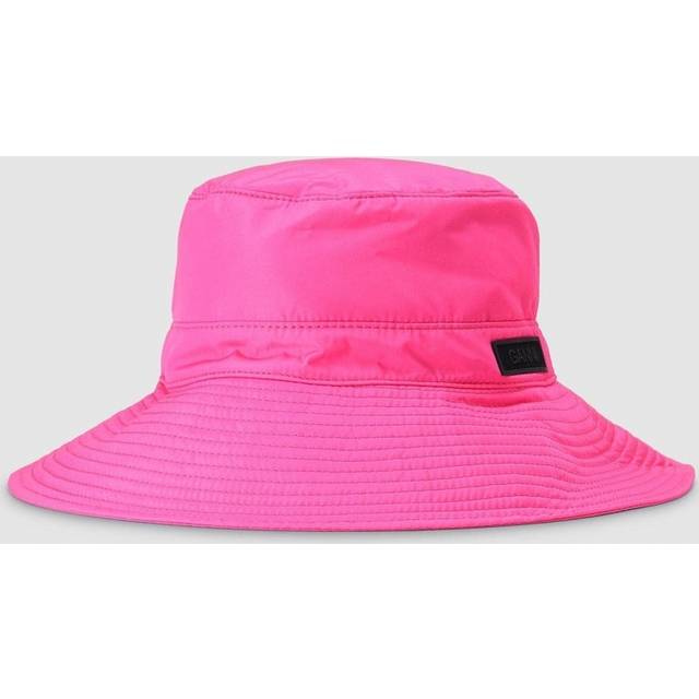 Ganni Recycled Tech Bucket Hat Dam Bucket-hattar Stl. M/L - Från Magasin - Sugar Plum (M/L)