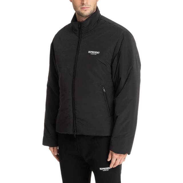 Represent, Jacka, Herr, XL, Nylon, Nylonjacka med dragkedja och logotyp - black (XL)