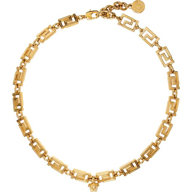 Versace Gold Greca Necklace - 3J000-Versace Gold - UNI
