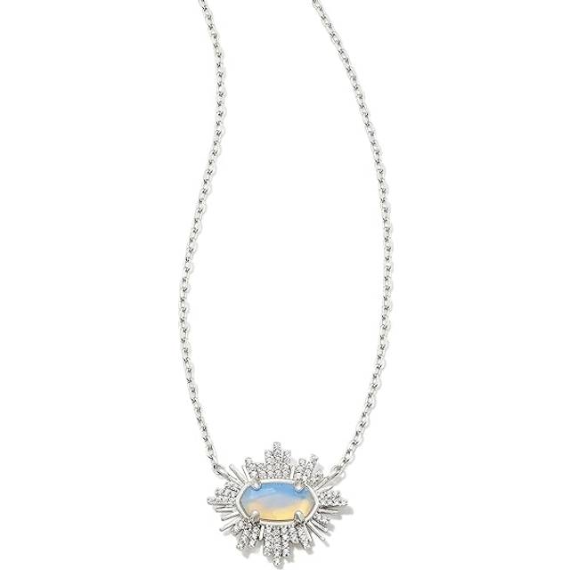 Kendra Scott Grayson Sunburst Pearl Pendant Necklace