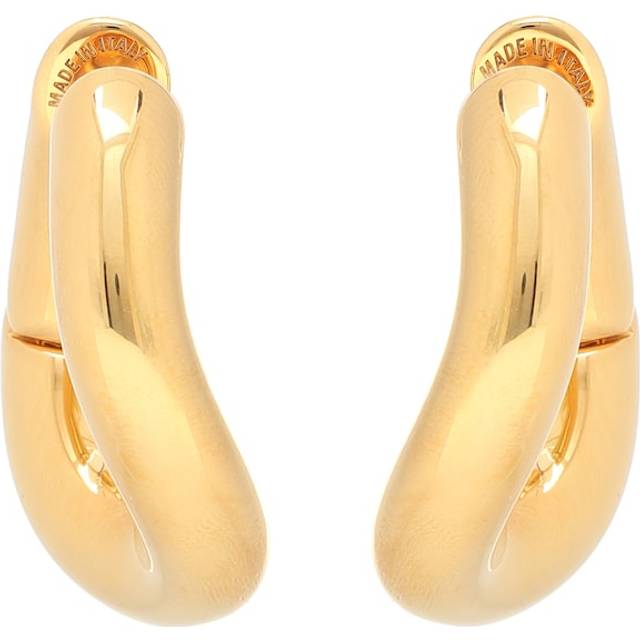 Balenciaga Loop Earrings - Gold - Women's - Copper
