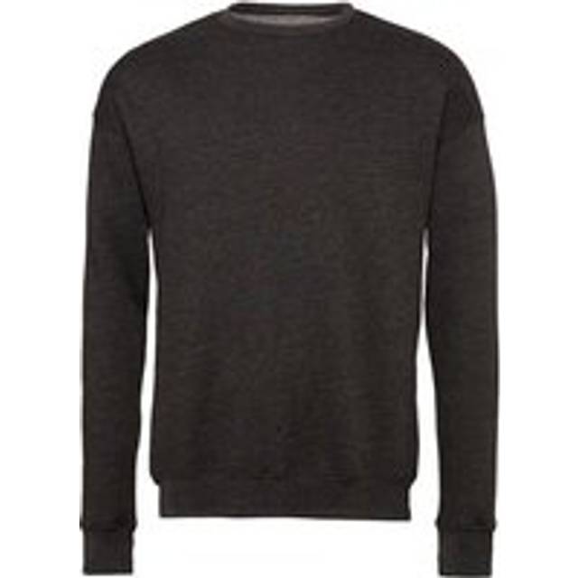 (L, Dark Grey Heather) Bella + Canvas Unisex Adult Fleece Drop Shoulder Sweatshirt