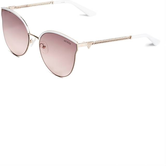 Guess Cat Eye Womens Gold Bordeaux Gradient GF6092 Metal - One Size