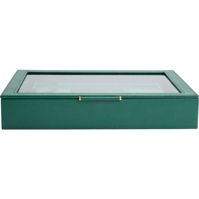 WOLF Sophia Leather Jewellery Box with Window