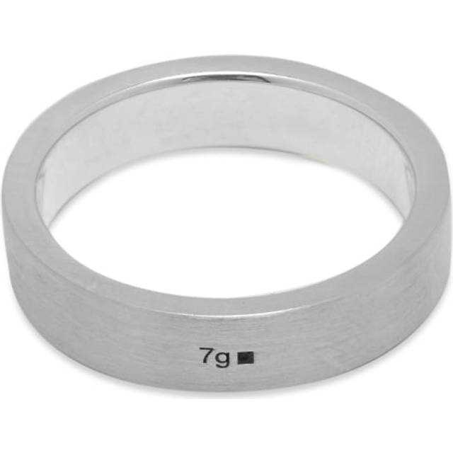 7g Brushed Sterling Silver Ribbon Ring
