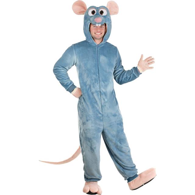 Disney Remy Ratatouille Costume for Adults - Pink&#47;Gray (S)