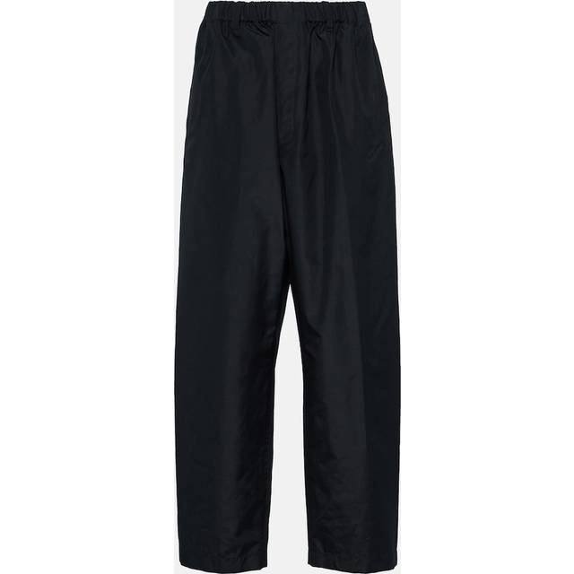 Lemaire High-rise tapered silk pants