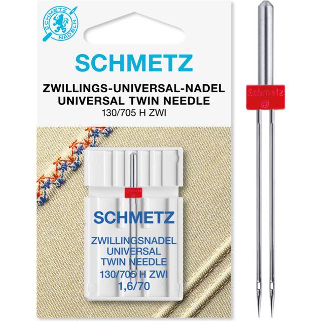 Schmetz Twin Sewing Machine Needle - Size 1.6/70, 1/Pkg