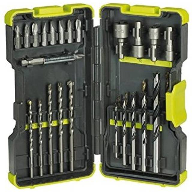 Ryobi RAK30MIX Mixed Drilling and Driving Bit Set, 30 Piece