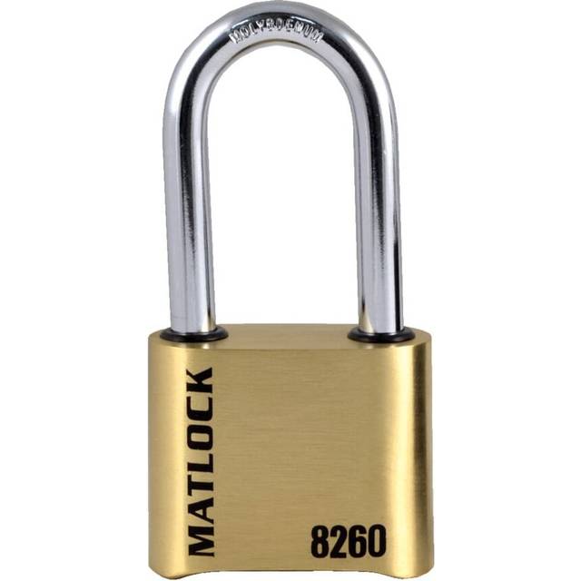 Matlock Heavy Duty Hardened Steel Combination Padlock - 51mm