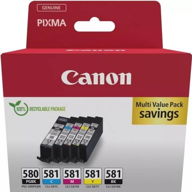Canon PGI-580/CLI-581 C/M/Y/BK/PGBK multipack