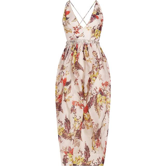 Zimmermann Matchmaker embellished floral midi dress