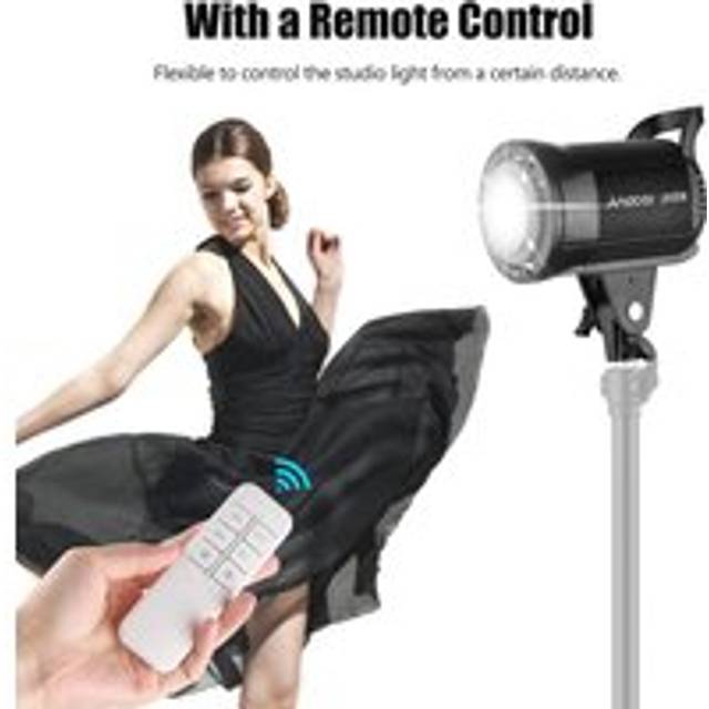 Andoer LM100W Portable LED Photography Fill Light 100W Studio Video Light 5600K Dimmable Bowens US Plug