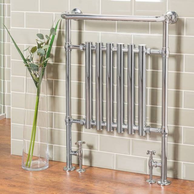 Warmehaus - Traditional Heated Towel Rail Bathroom 952x659mm Chrome