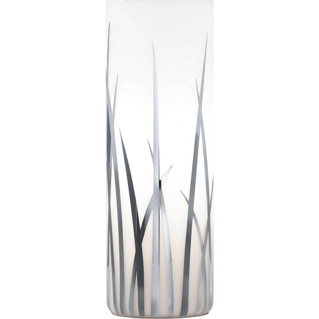 Table Desk Lamp Colour Shade White Chrome Glass Painted Bulb E27 1x60W