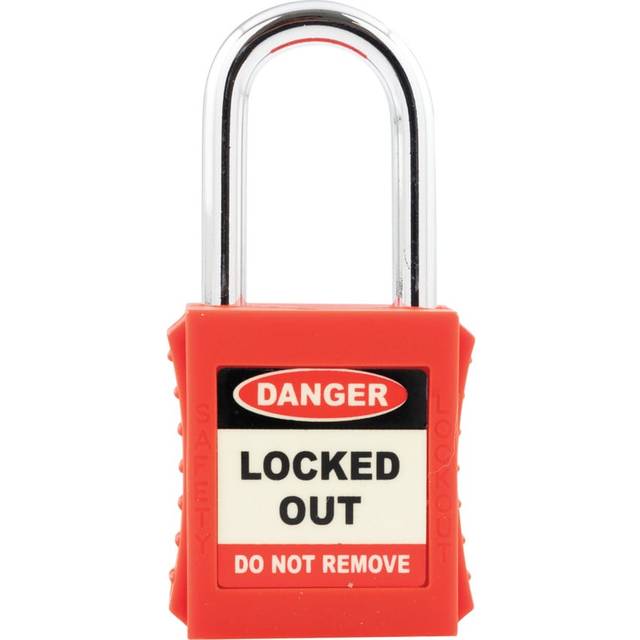 Matlock Safety Lockout Red Key Padlock - 20mm