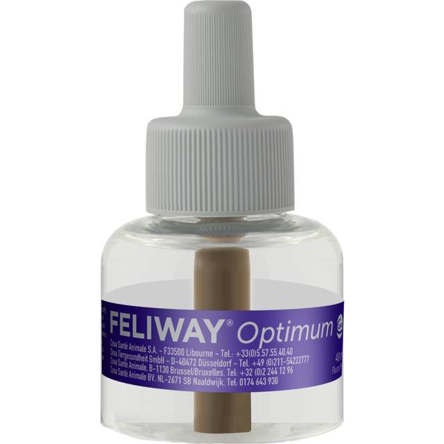 Feliway Optimum rogivande diffuser för katt. Förpackning: 3 refills