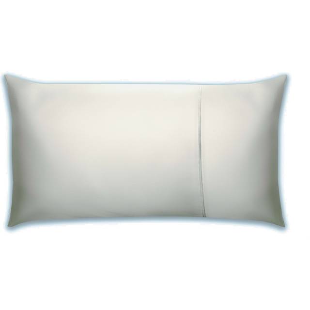 (One Size, Platinum) Belledorm Pima Cotton 450 Thread Count Bolster Pillowcase
