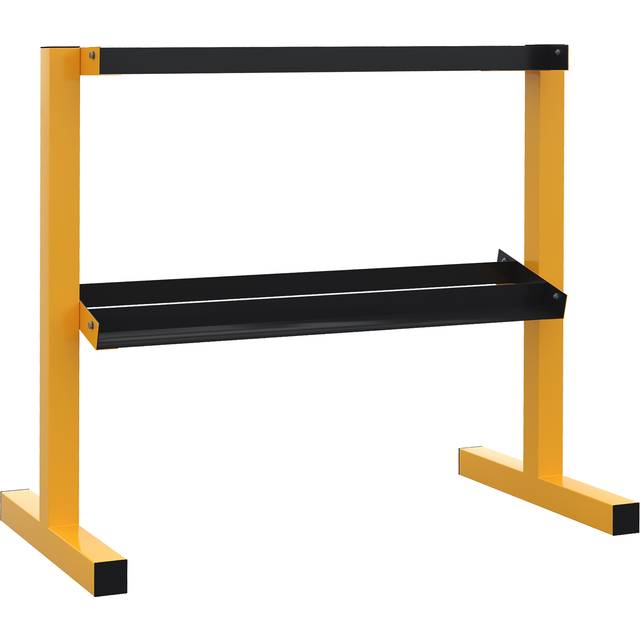 Hantelställ upp till 270 kg 2 Hyllor 92,5 x 50,5 x 80,5 cm