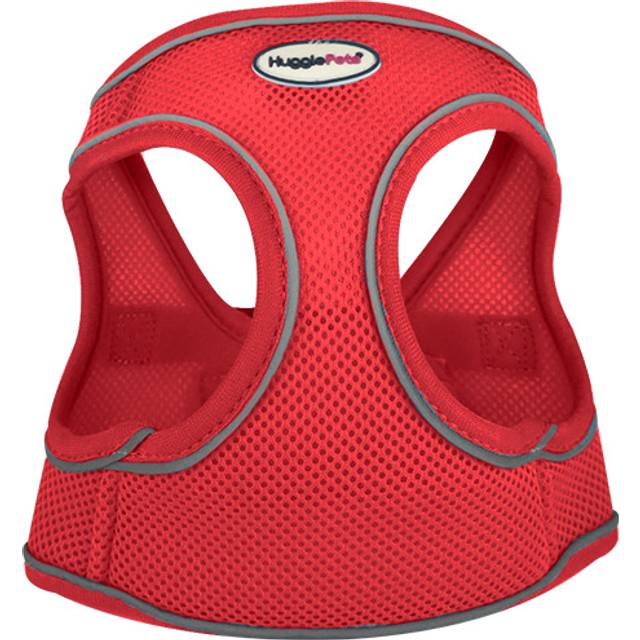 HugglePets Step In Air Mesh Dog Harness Small Red, Red