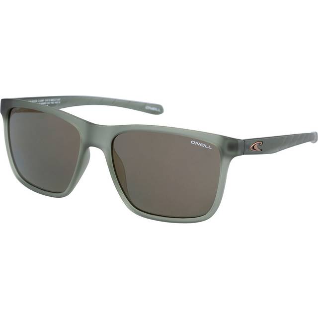 Grey Square Frame Classic Fit Sunglasses 58mm (*)