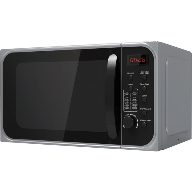 FCM25SI SIA Freestanding Microwave Oven, 900w Silver