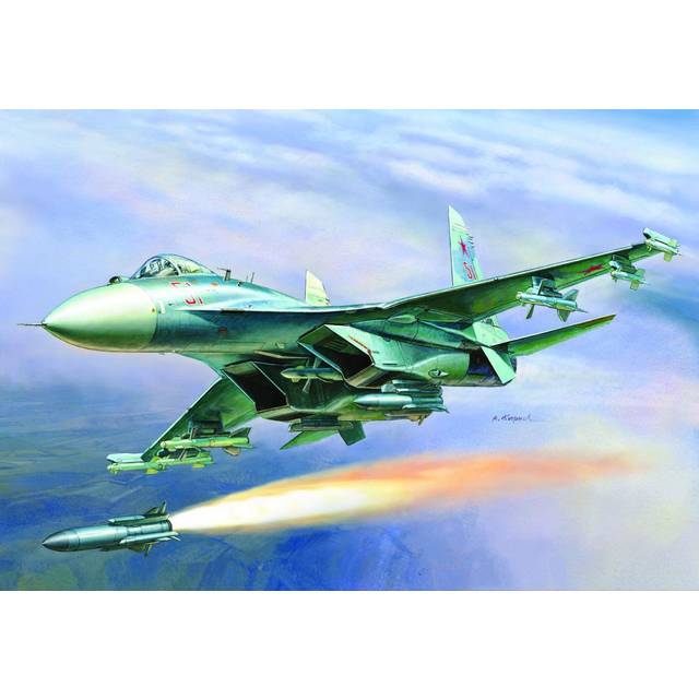 SU-27SM 1/72 Airplane Model Kit - Zvesda 7295