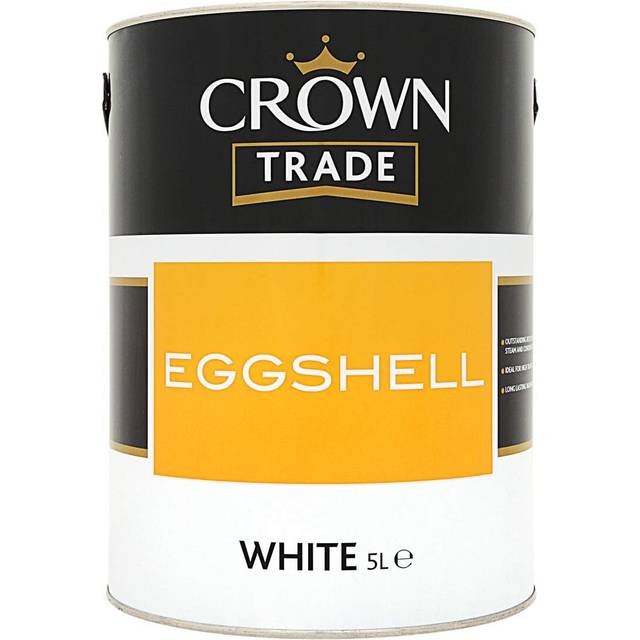 Crown trade eggshell white 5l