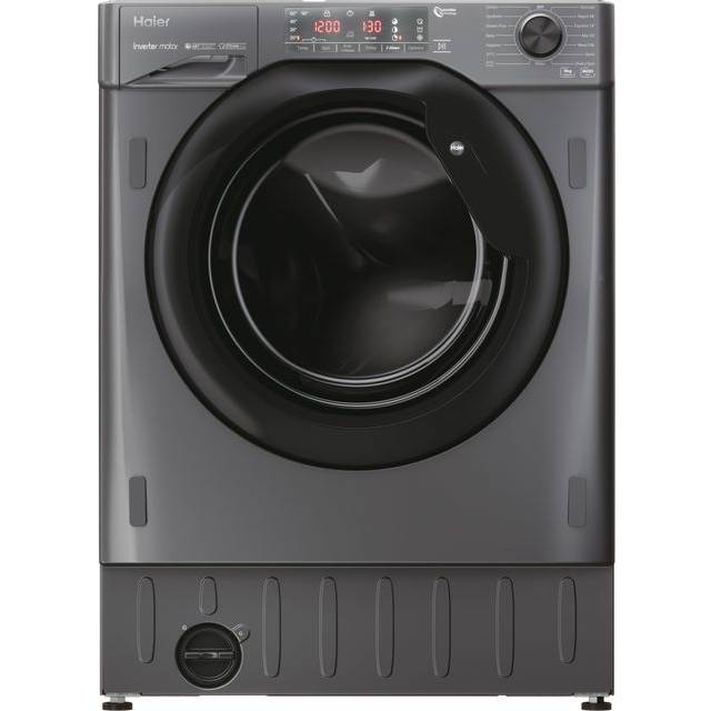 Haier HWQ90B416FWBR 9kg Integrated Series 4 Washing Machine 1600rpm - GRAPHITE