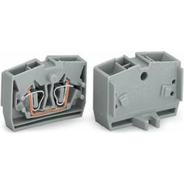 WAGO 264-326 2-Cndtr. Fixing Flange Centre Terminal Block Orange